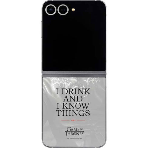 Game of Thrones: Tyrion Lannister Quote Galaxy Z Flip6 Skin